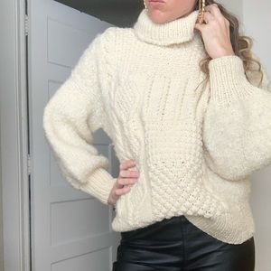 VINTAGE AVOCA HANDWEAVERS - Fisherman’s Sweater